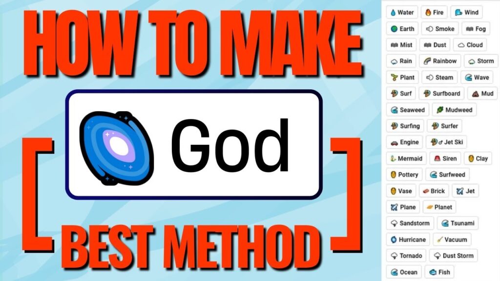 How to Make God in Infinite Craft